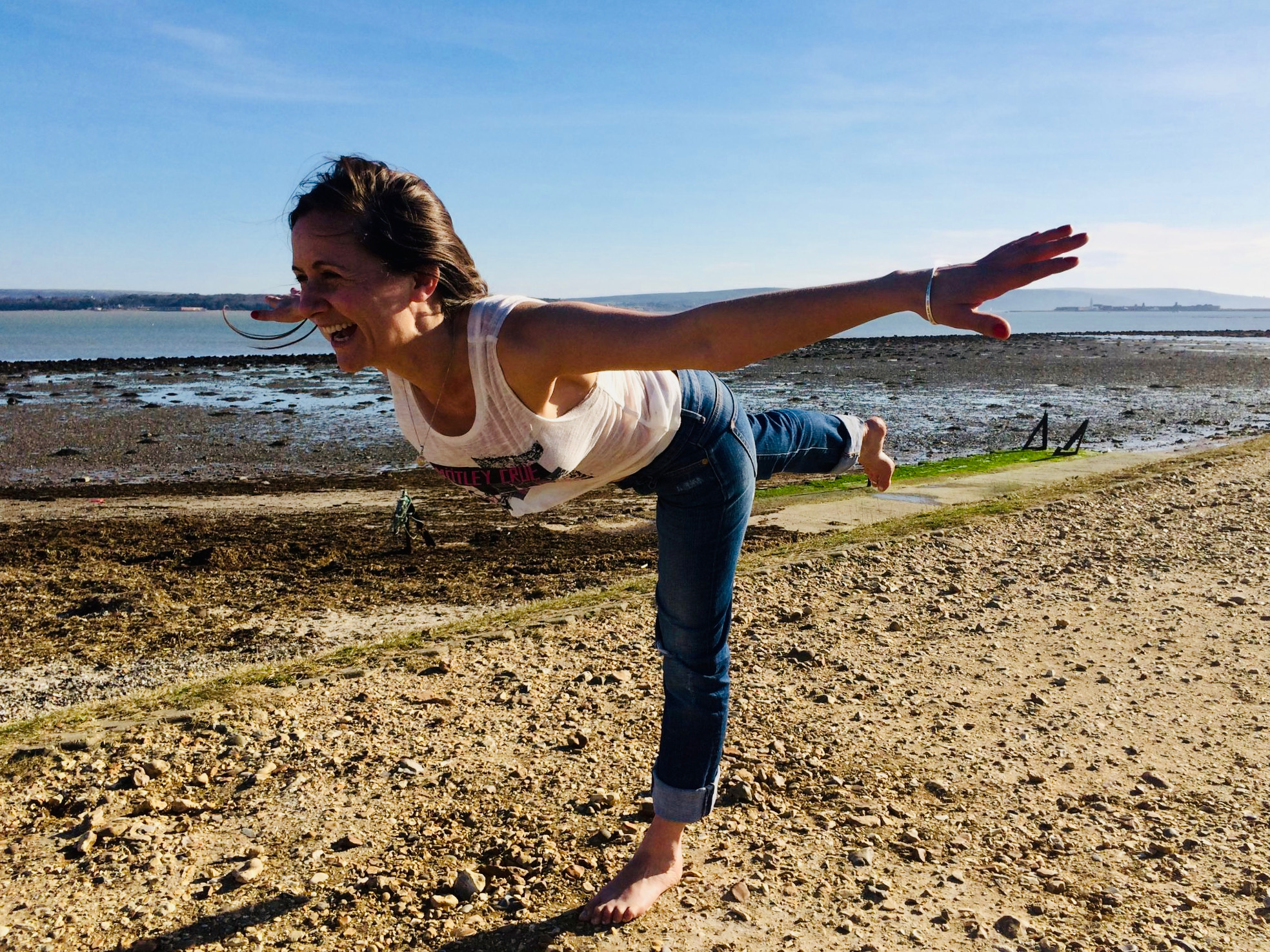 Photo of Jules in Chaturanga